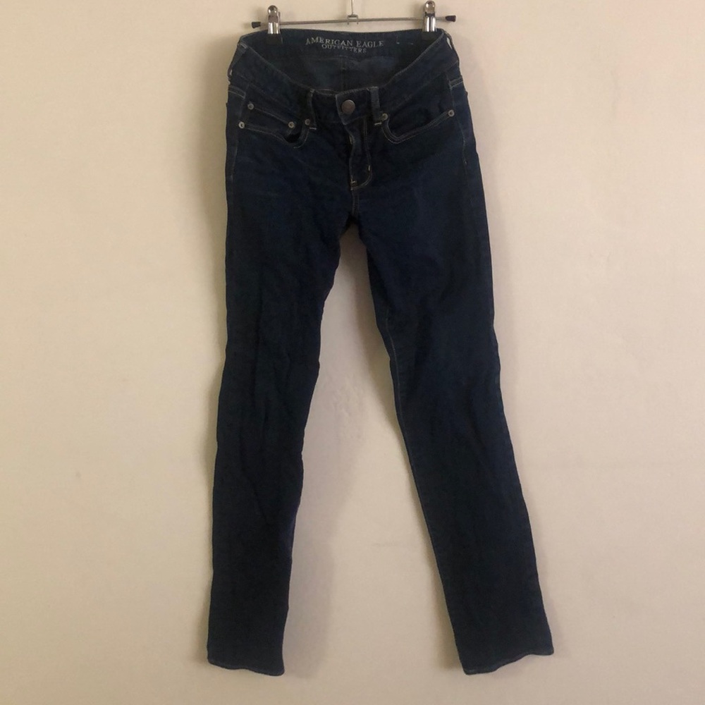 American Eagle Straight Cut Stretch Jeans